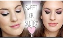 Sweet + Sultry ♡  | Valentines Day Makeup Tutorials ft. Naked 3 Palette!