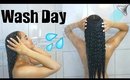 Detailed Wash Day Routine START TO FINISH | Transitioning Hair