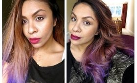 HOW TO: Dye Your Hair - Purple Ombre with La Riche Directions in 'Violet' | TheRaviOsahn