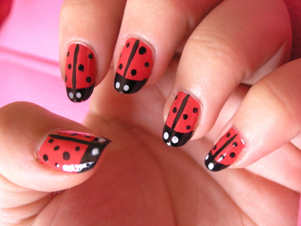 Ladybug nails | Iga K.'s Photo | Beautylish