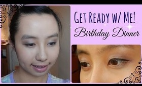 Get Ready w/ Me: Casual Birthday Dinner 2014 | Smokey Lilac Eyes