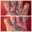 Tribal Print Nails