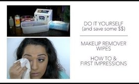 DIY Makeup Remover Wipes - How To and First Impressions