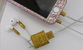 DIY Earphones & Glitter Phone Charger (Seal Proof Method)