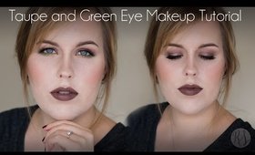 Taupe and Green Eye Makeup Tutorial // Makeup Tutorial // Rebecca Shores MUA