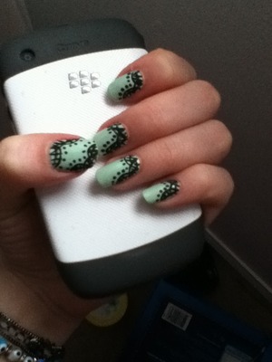 My lace nails