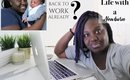BACK TO WORK WITH A NEWBORN | ISSA VLOG!