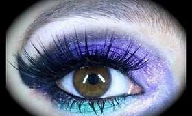 GRWM Maleficent Inspired Eye Makeup ft Inglot Sugarpill & Girls With Attitude