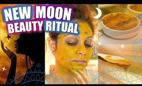 NEW MOON BEAUTY RITUAL! │ HOW TO INVITE POSITIVE ENERGY & GLOWING SKIN FOR THE REST OF THE MONTH!