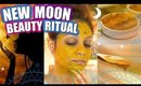 NEW MOON BEAUTY RITUAL! │ HOW TO INVITE POSITIVE ENERGY & GLOWING SKIN FOR THE REST OF THE MONTH!