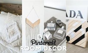 DIY Pinterest Inspired Room Decor! Minimal & Easy!