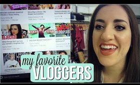 My Favorite Vloggers on YouTube! | vlogmas day 17