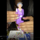 Purple queen nails