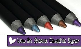 °• NEW IN ZOEVA (REVIEW+SWATCHES): Graphic Eyes+ (Nuevos Tonos 2014) •°