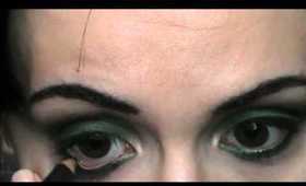 Green room  make up......pigmento zoeva
