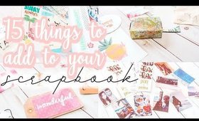 15 Things to Add to your Bullet Journal/Scrapbook [Roxy James] #bulletjournal #scrapbook #planwithme