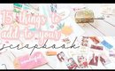 15 Things to Add to your Bullet Journal/Scrapbook [Roxy James] #bulletjournal #scrapbook #planwithme