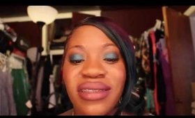 GRWM Teal Eyes Featuring Tarte in the Bloom Palette
