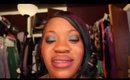 GRWM Teal Eyes Featuring Tarte in the Bloom Palette