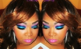 Turnt Up Smokey eye!!! Feat. Glama Girl Cosmetics