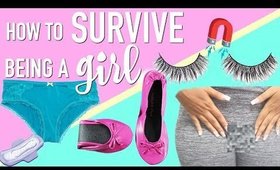 How to SURVIVE being a GIRL | 10 ways to Survive being a girl | Paris & Roxy