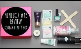 Memebox #12 Review - A Korean Beauty Box I Futilities And More