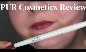 Pur Cosmetics | On Point Lip Liner in Power Trip Lip Swatch & | Review