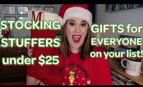 STOCKING STUFFER IDEAS | Gifts Under $25