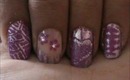 Purple Magic! Colorful Nails - easy nail art for short nails- nail art tutorial- beginners designs