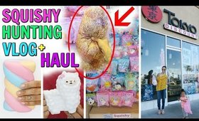 SQUISHY HUNTING VLOG AND HAUL! I DIDN'T KNOW ABOUT THIS PLACE!