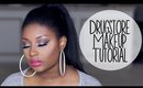 Drugstore Makeup Tutorial | Glam Holiday Party Look (Cool Toned Eyes + Hot Pink Lips)!