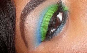 Blue Green Makeup Tutorial