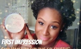 First Impression: Shea Moisture Curling Gel Souffle' on Natural Hair | SHLINDA1