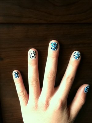 Cute and easy leopard design:)