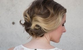 Modern Vintage Updo Inspired by @Melissamariehair