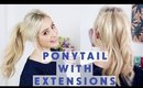 How To: Ponytail with Hair Extensions