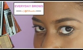 Easy Everyday Brows with NYX Cosmetics| Demo | Kay's Ways