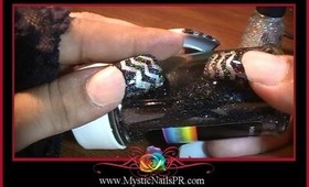 Diseños de Uñas con Chevron FACIL DE HACER :::... Jennifer Perez of Mystic Nails ☆