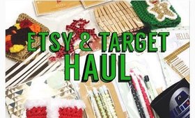 Etsy and Target Haul / Scrapbooking & Stationary