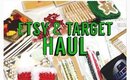 Etsy and Target Haul / Scrapbooking & Stationary