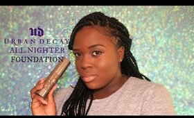 NEW Urban Decay All Nighter Foundation | Demo + First Impressions| Shade 12.0