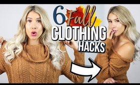 6 Fall Clothing Hacks EVERY Girl Must Know!