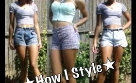 How I Style:: HighWaisted Shorts