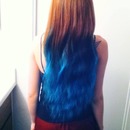 Blue haired Rapunzel. 