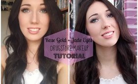 Rose Gold & Jade Eyes | Drugstore Makeup Tutorial