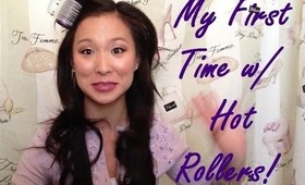 My First Time w/ Hot Rollers! ❥ BaByliss Pro Ceramic & Ionic 30pc Set!