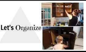 SPRING CLEANING MY CABINETS | SPEED CLEANING