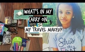 What's In My Carry On + My Go To Travel Makeup | 2015
