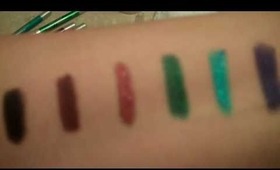 Urban Decay's 24/7 Pencil Swatches