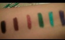Urban Decay's 24/7 Pencil Swatches